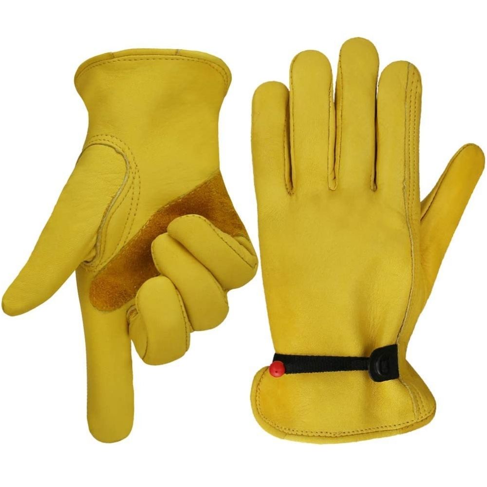 Leather Workwear Gloves S