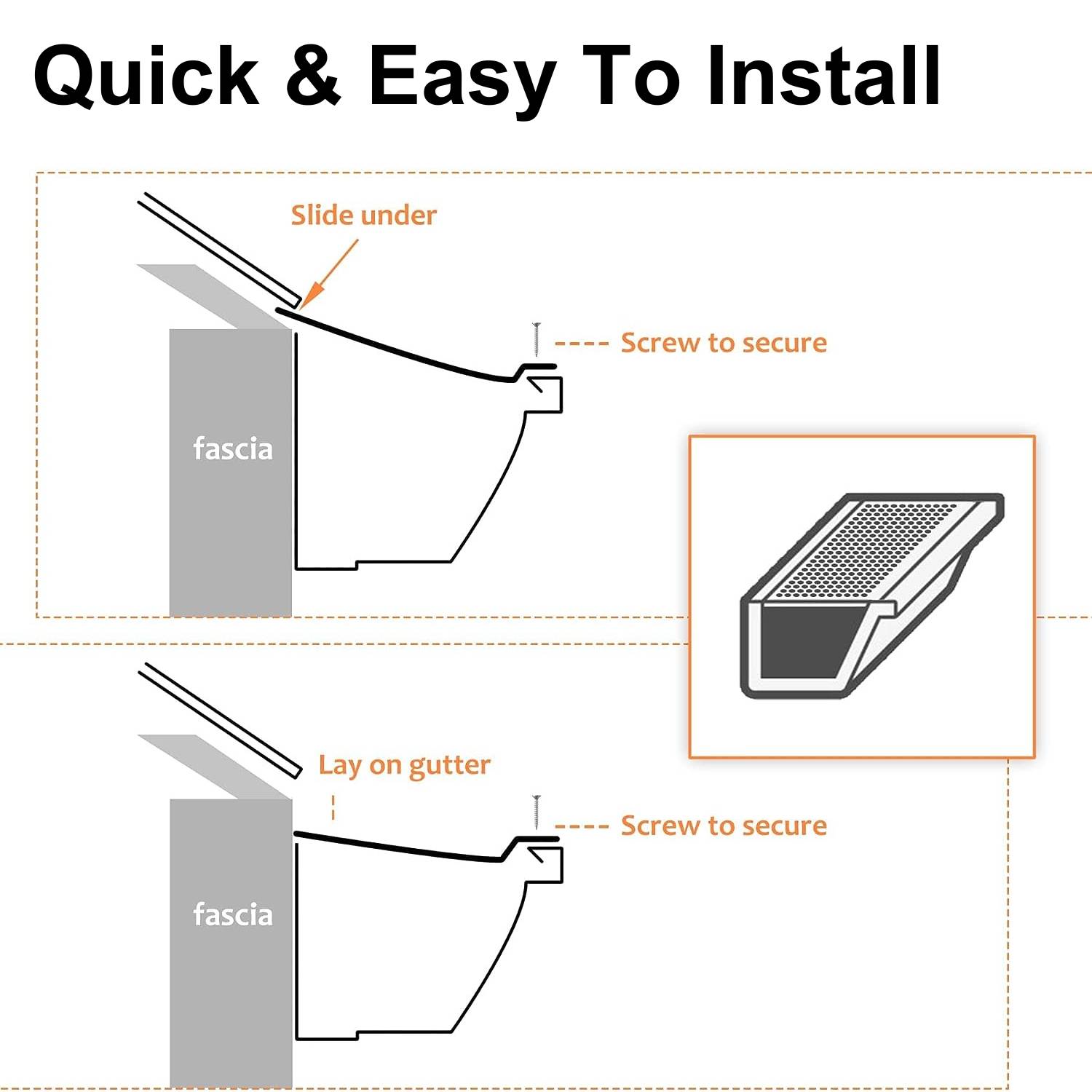 Rain Gutter Guards | Leaf Filter Gutter Protection | Leaf Guards 21 buy leaf guards for gutters